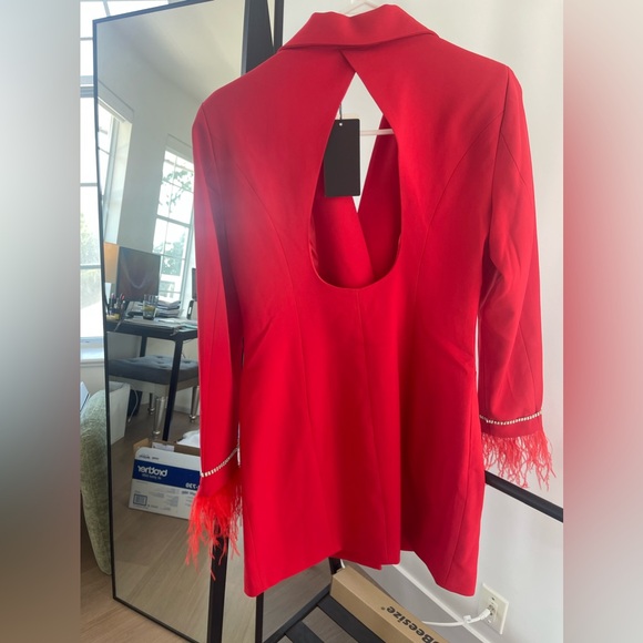 Red Blazer Dress - Picture 2 of 2